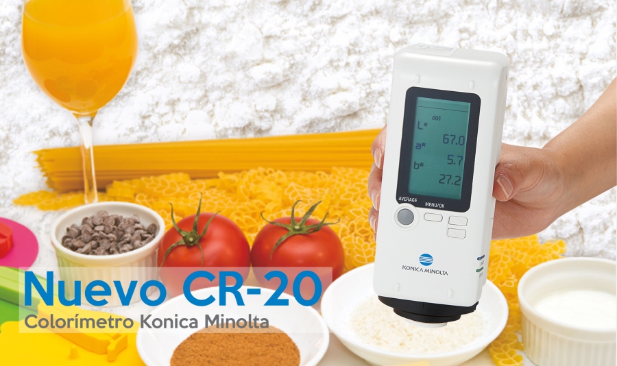 Nuevo lector de color CR-20 Konica Minolta: Información y características del colorímetro